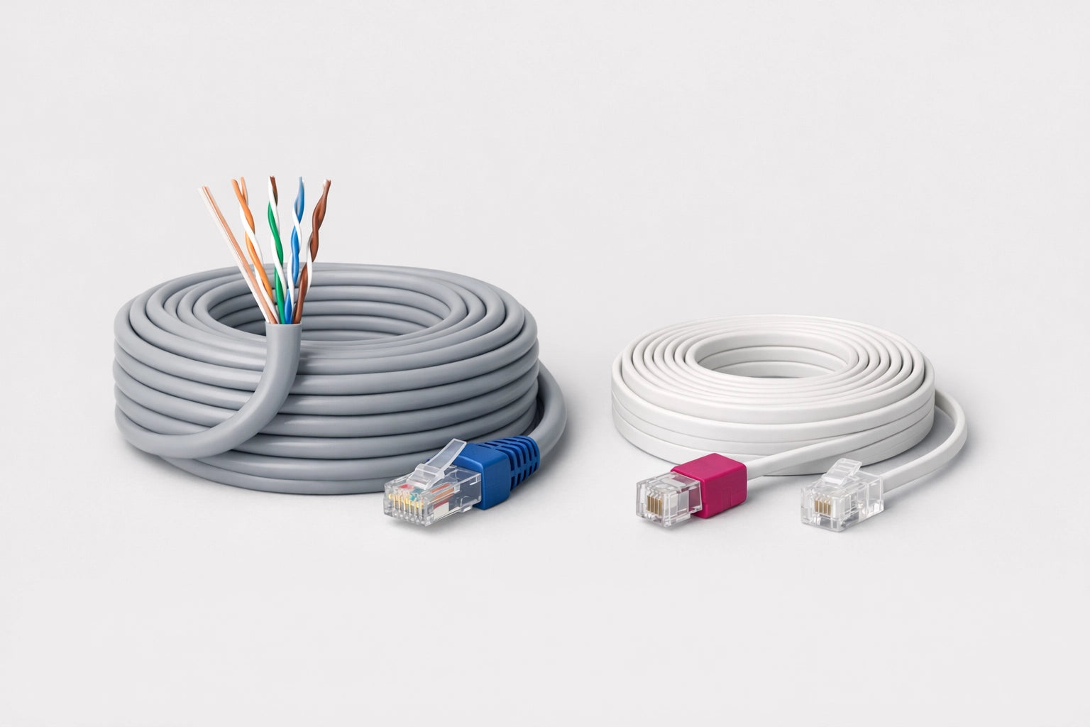 Cavi per telefono e rete internet