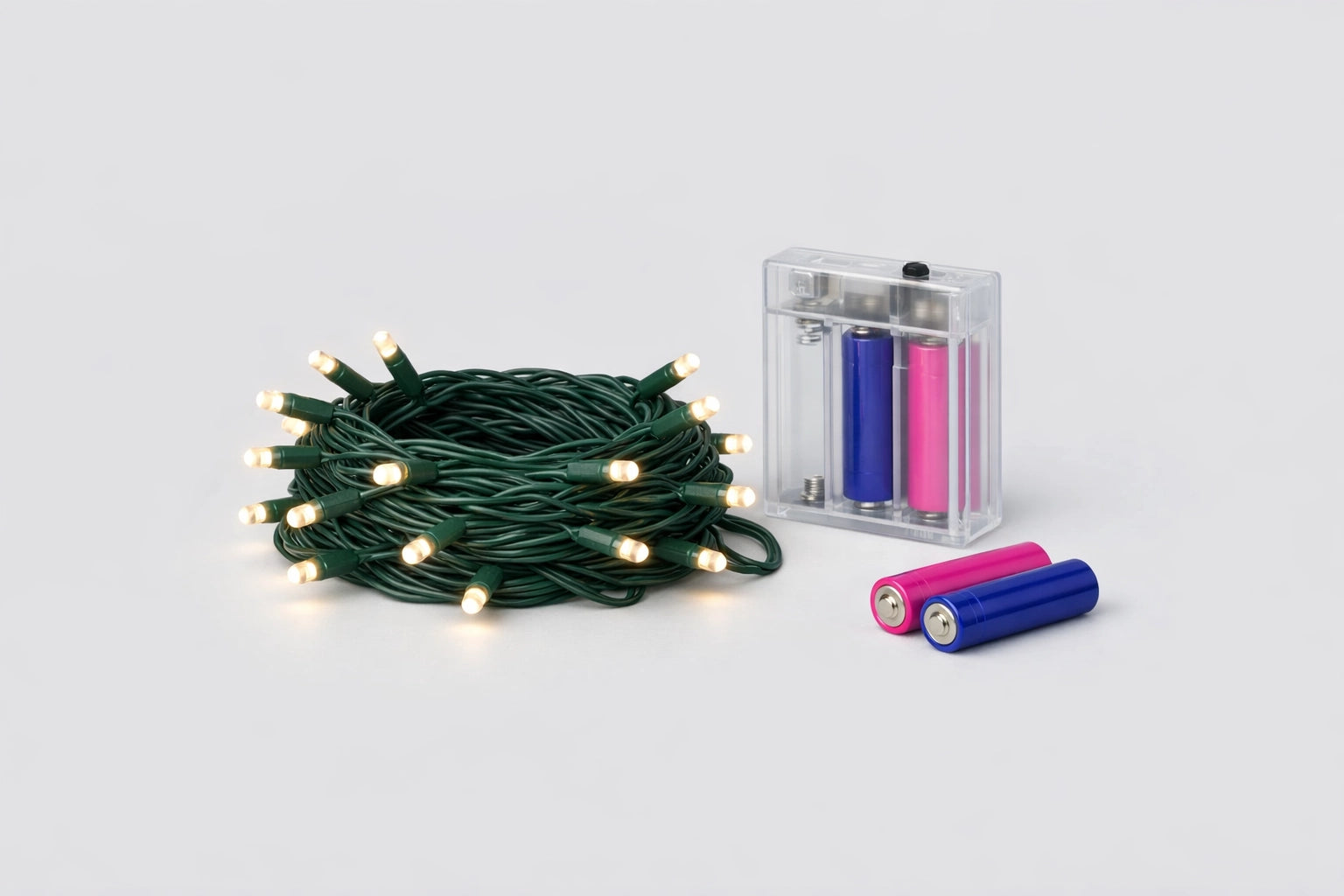 Luci a batteria per albero