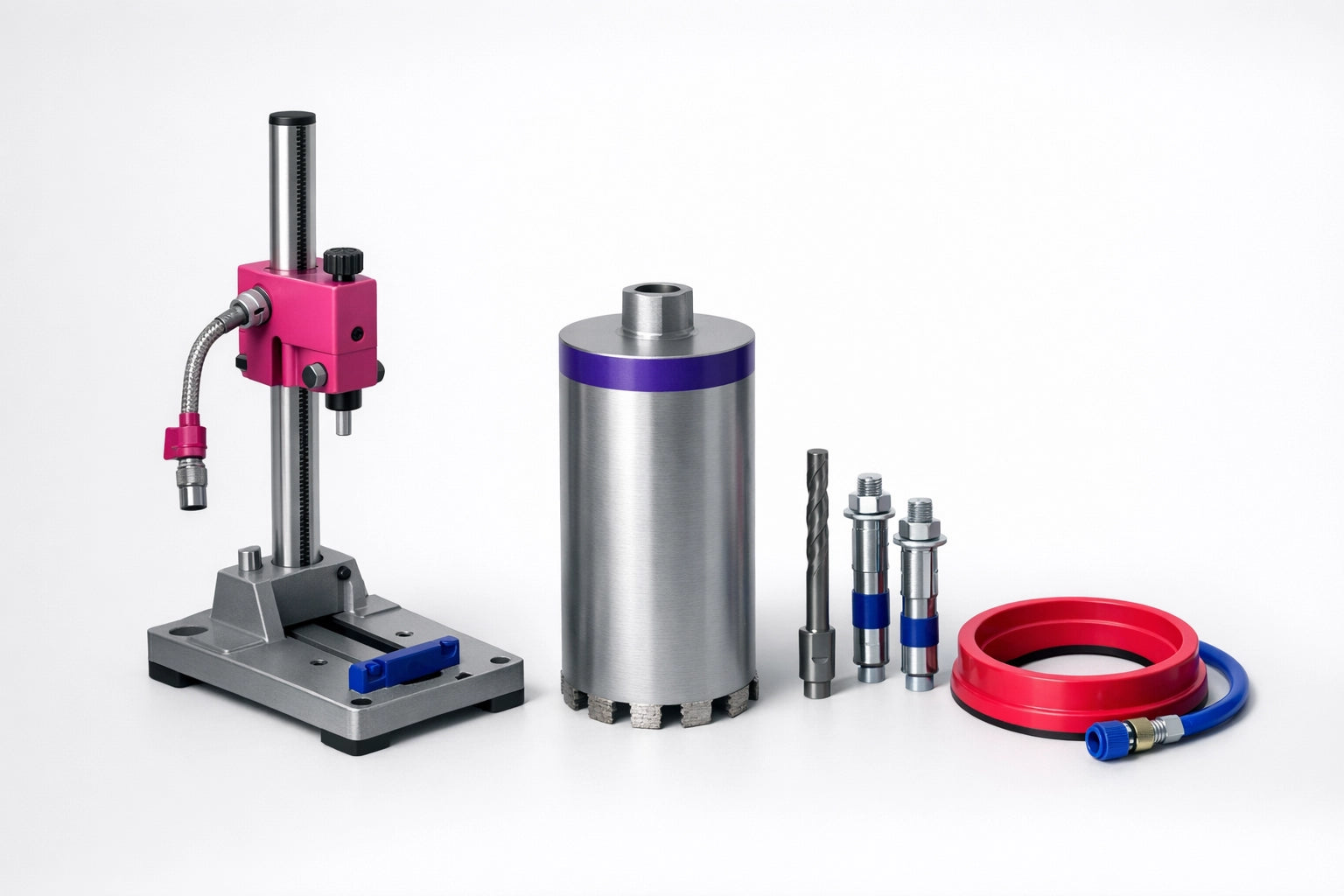Core drill accessories