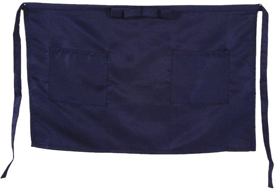 Grembiule Unisex per la Cucina - Stile Corto - Due Tasche - Tipo Strizzato - 35% Cotone/65% Poliestere - Dimensioni 57,5 x 37,5 cm