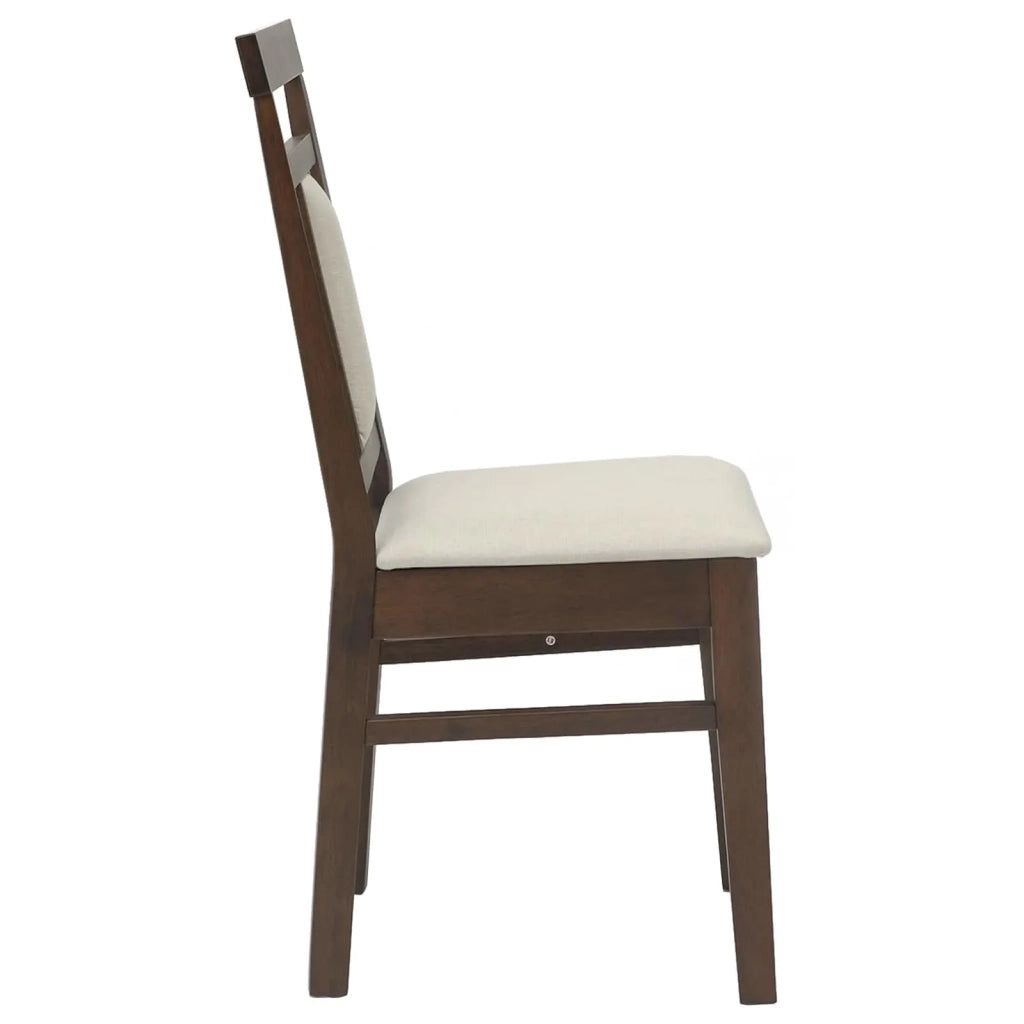 Sedia da pranzo 2 pcs Marrone chiaro e chiaro 42020501