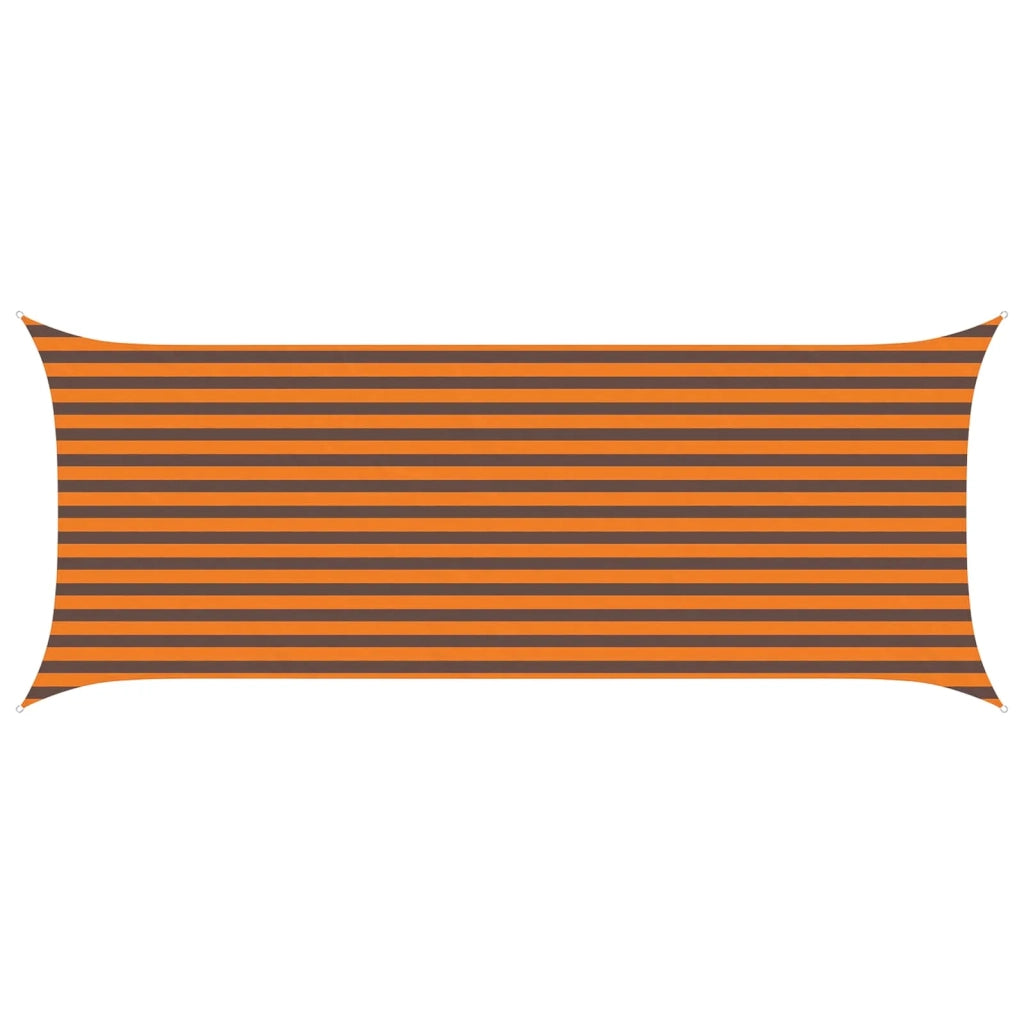 Vela da ombra solare Arancione e Marrone 5 x 2 m 42031035