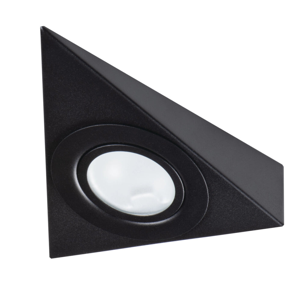 Faretto sottopensile triangolare nero G4 10W Kanlux Zepo