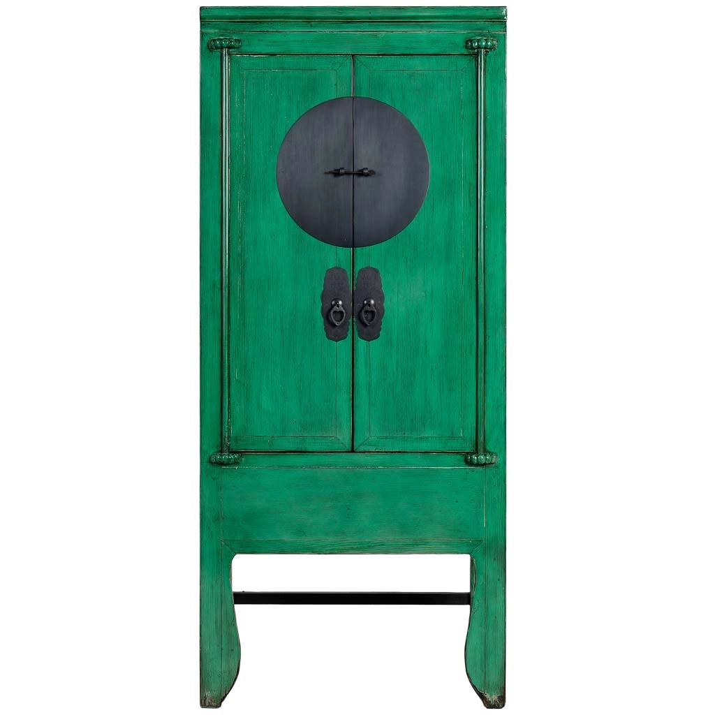 Armadio in legno verde 84x50x194h cm