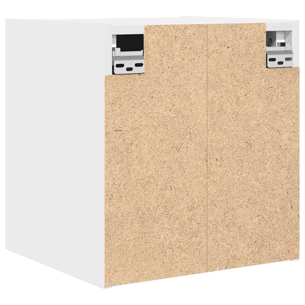 Comodini a Muro 2 pz Bianchi 38x34x40 cm 861248
