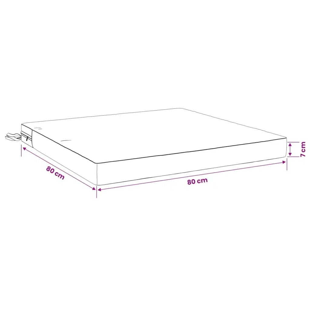 Cuscino per Sedia in Unico Pezzo SOEST 100% Poliestere Sabbia 945057