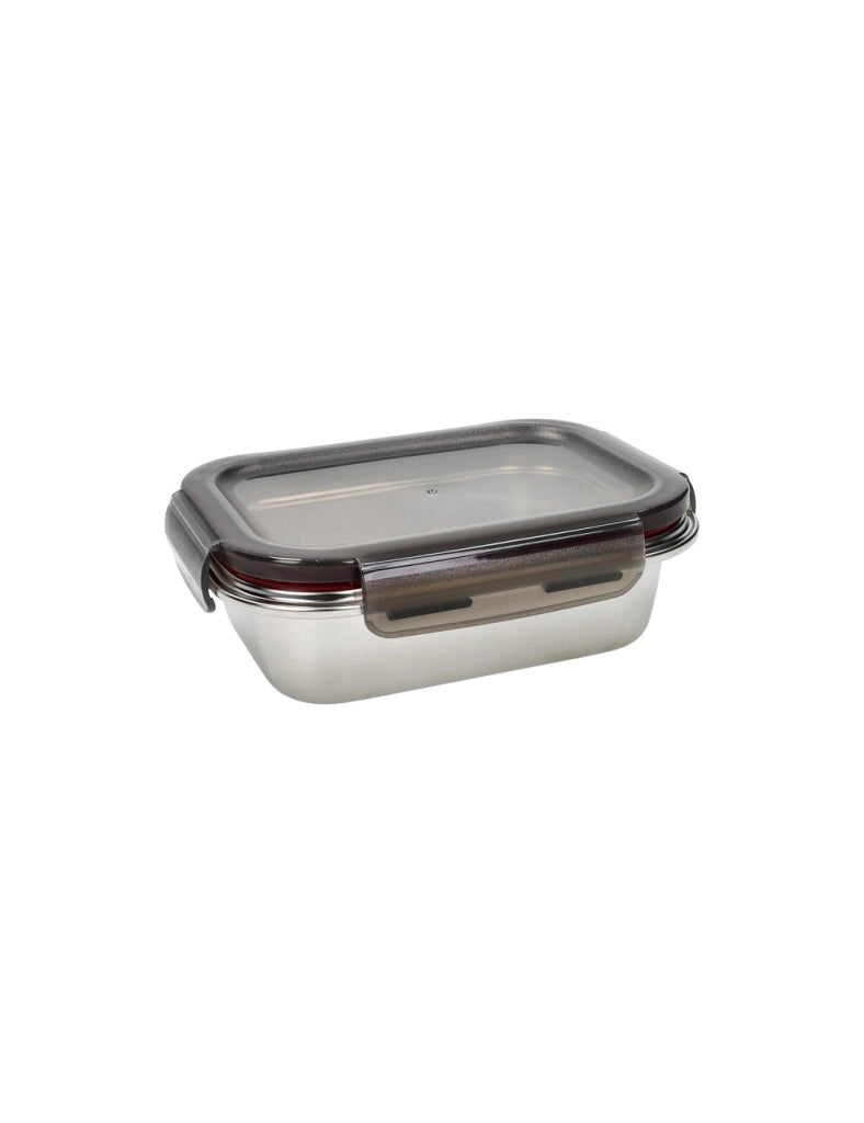Contenitore ermetico in acciaio inox con coperchio Brandani  PP/Silicone Small 600 ml