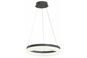 Lampada sospensione anello Ø40 antracite LED 24W Reality