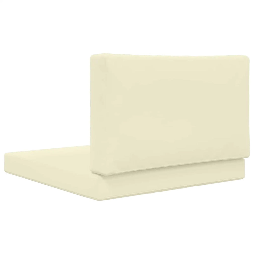 Cuscino per divano da esterno 2 pcs Crema Poliestere 900831