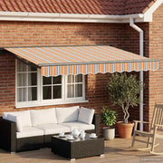 Cornice per Tenda Manuale con LED 3 x 2,5 m 3420810