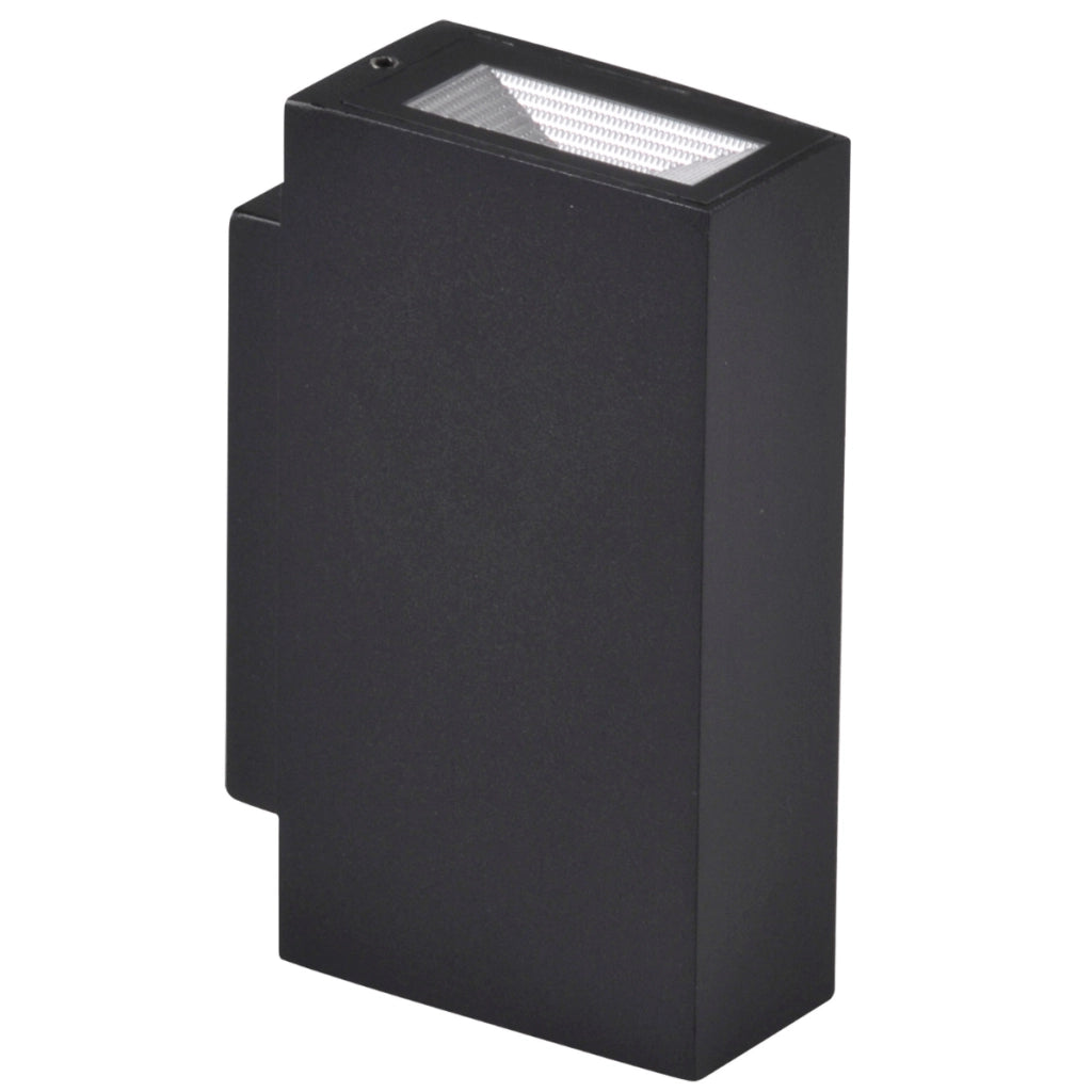 Applique esterna LED nera 4000K su/giù Orlean-B Polux