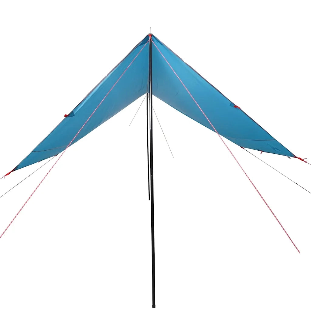 Telone da campeggio | Tenda da campo Blu 430x380x210 cm Impermeabile