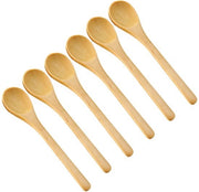 Mini cucchiai in legno, confezione da 6 pezzi