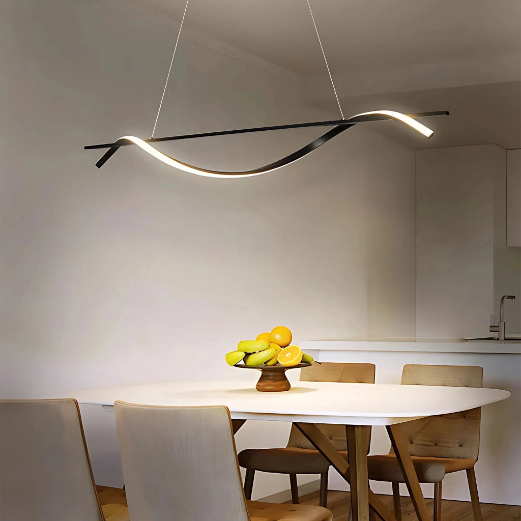 Lampada A Sospensione Lhj019-cp 120 Cm Nero