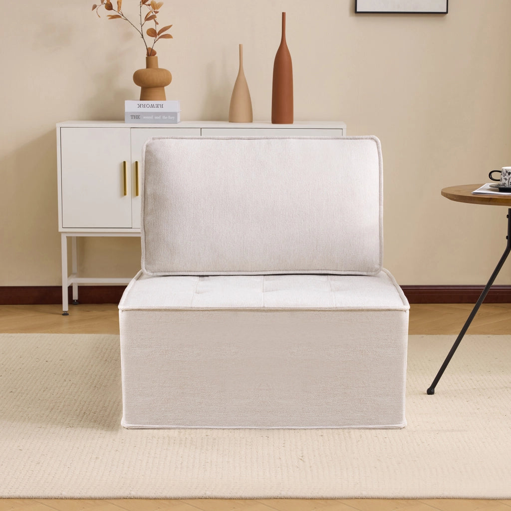 Divano singolo - Zephmum- Piccolo set di seduta, poltrona, pouf