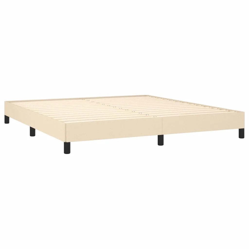 Giroletto senza Materasso Crema 160x200 cm in Tessuto 346733