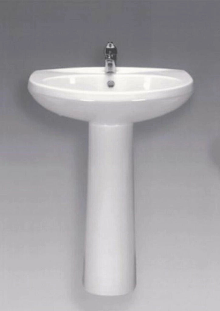 Colonna Per Lavabo Universale Mirto Bianco - Ceramiche Affatato