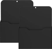 Set di Ospitalità Magnetica per Documenti e Materiali di Ufficio, 2 Pezzi, Nero