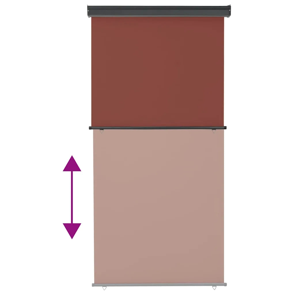 Tendalino Laterale per Balcone 125x250 cm Marrone 48423