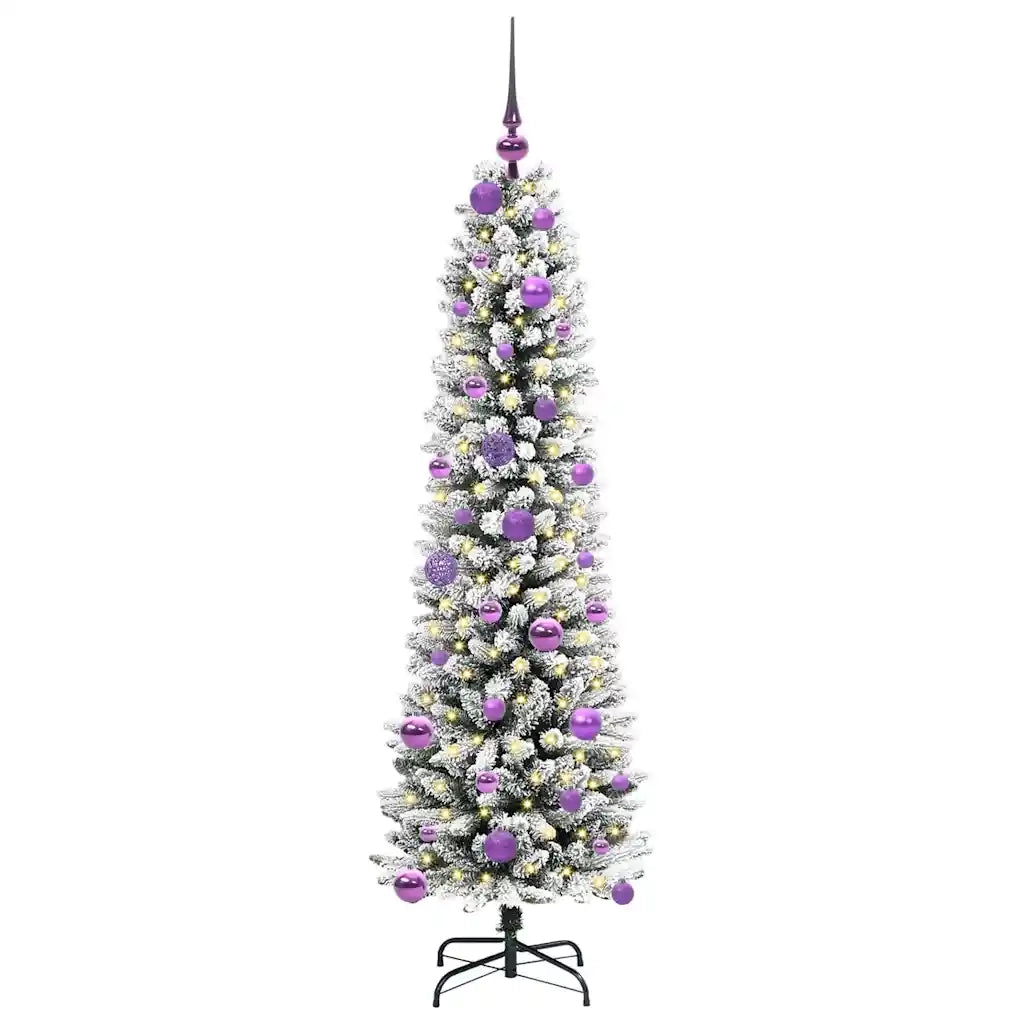 Albero di Natale artificiale con 150 LED Bianco 150 cm 3396099