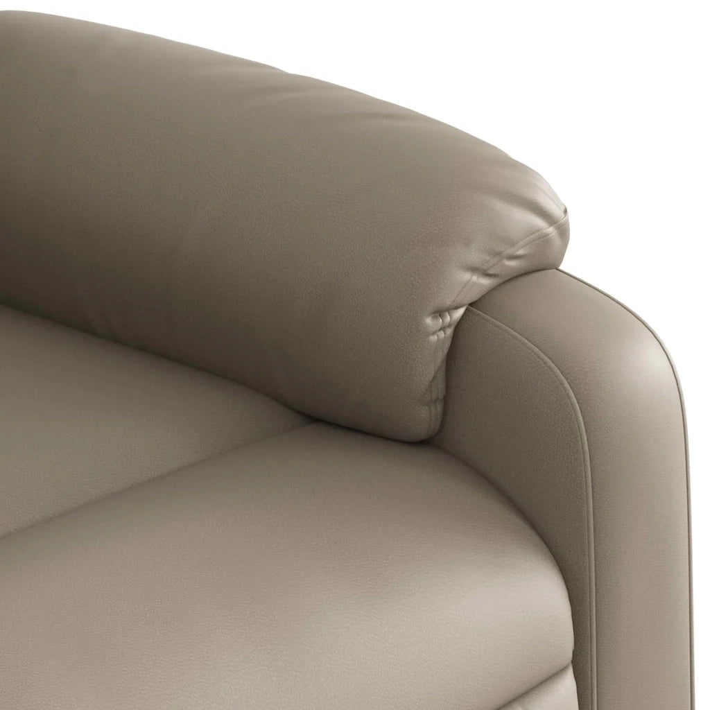 Poltrona Reclinabile Cappuccino in Similpelle 373566