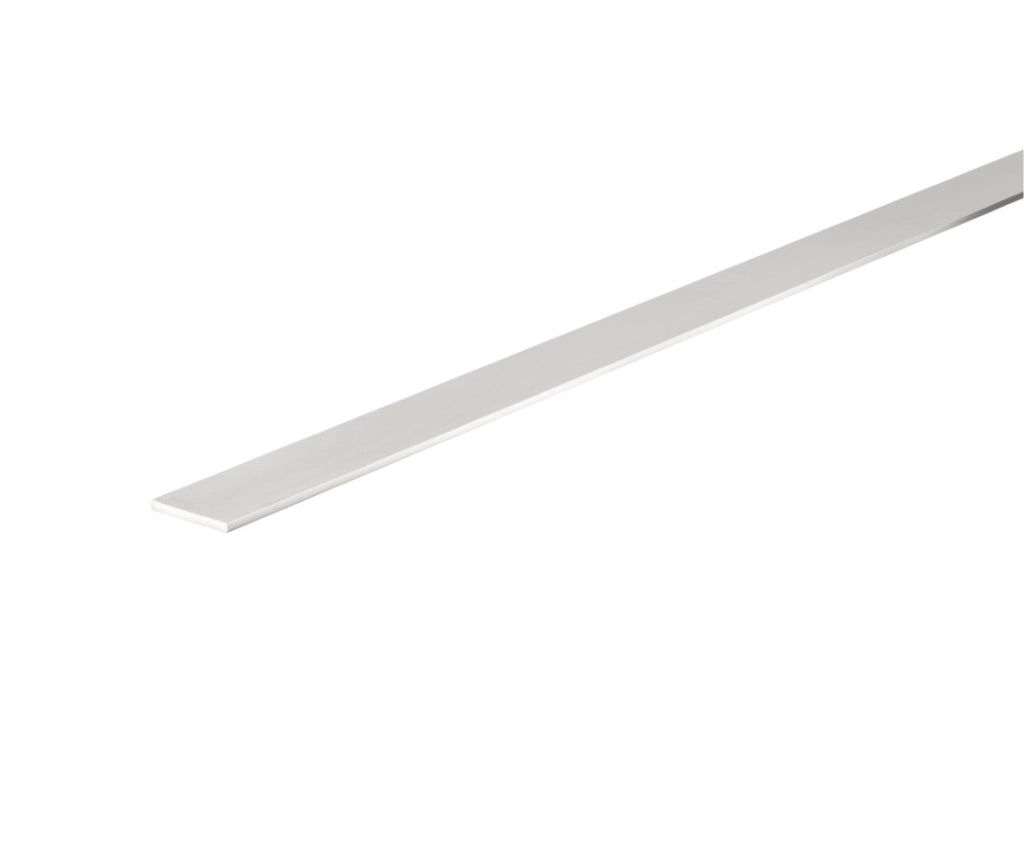 Profilo Da 1 Metro Piatto Alluminio Argento 20X2 Set 5 Pezzi - Arcansas