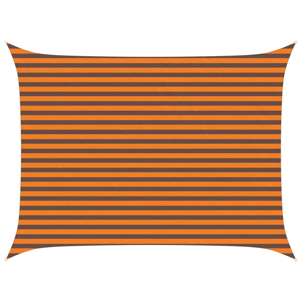 Vela da ombra solare Arancione e Marrone 4 × 3 m 42031043