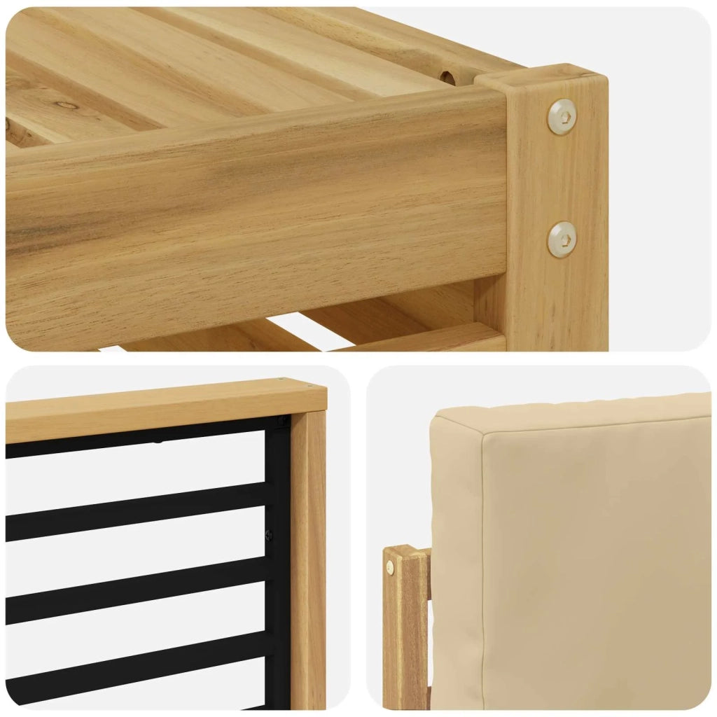 Set divani Legno di Acacia Massello 3391488