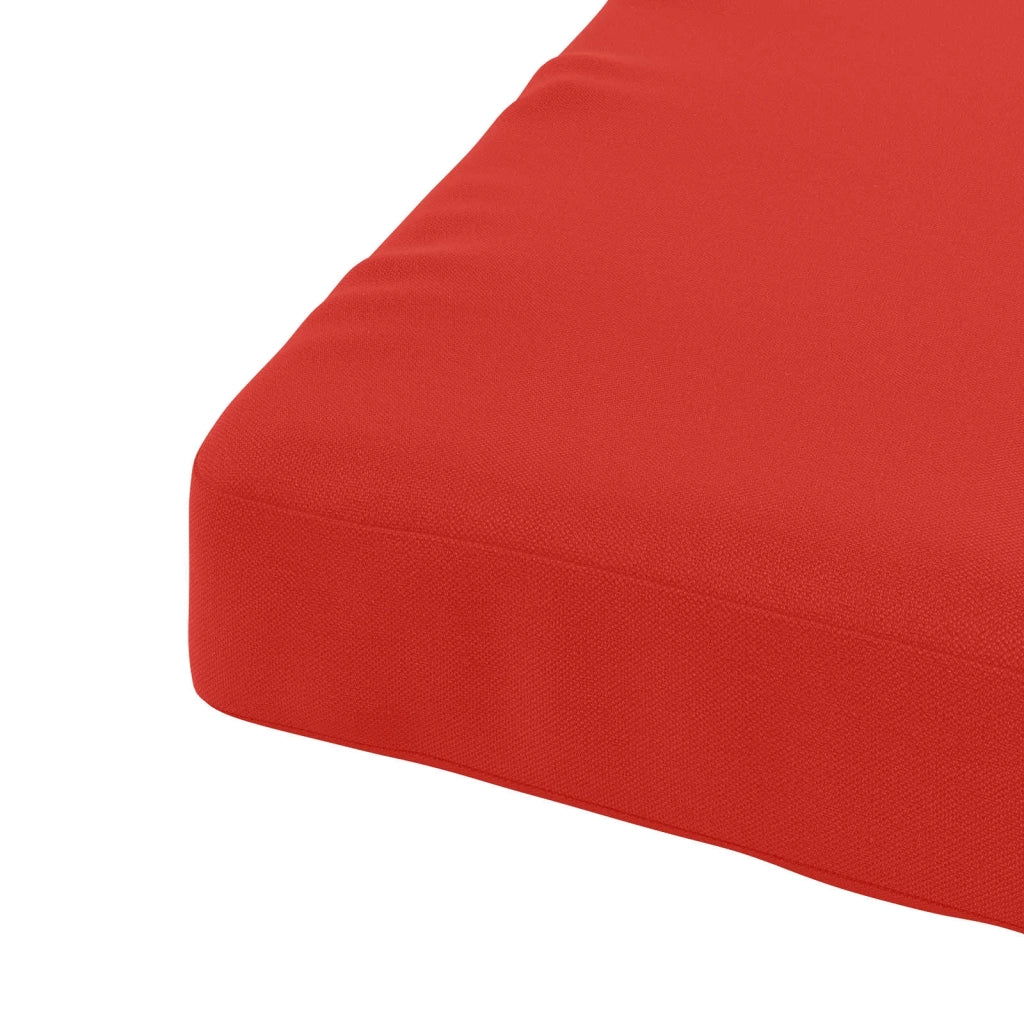 Cuscini per Sedia in 4 Pezzi SOEST 4 pz 100% Poliestere Rosso 944926