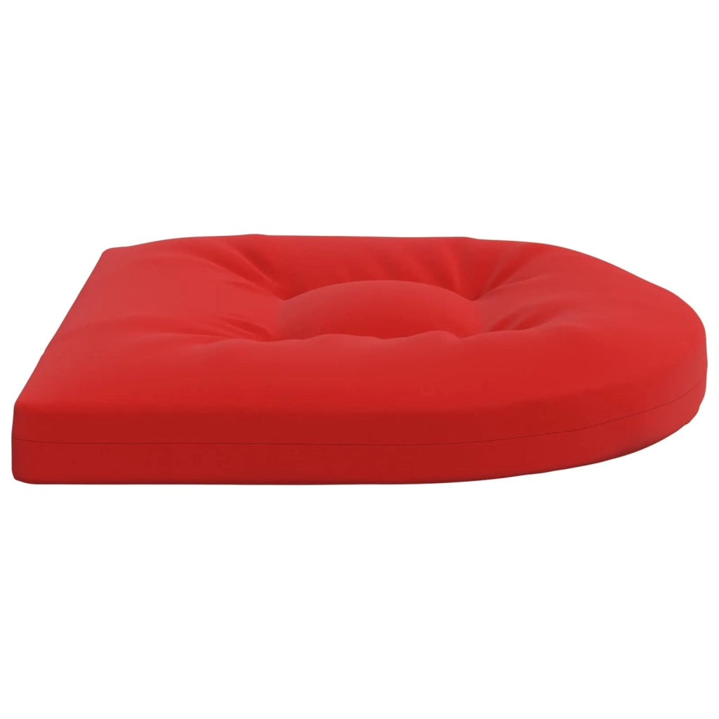 Cuscini per Sedia in 4 Pezzi 4 pz 100% Poliestere Rosso 945335