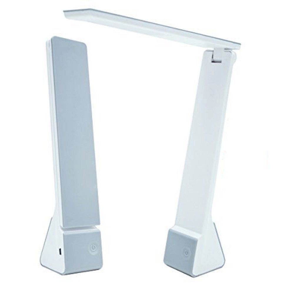 Trade Shop - Lampada Da Scrivania 15 Led 4w Pieghevole Luce Bianca Neutra Gialla U12b -