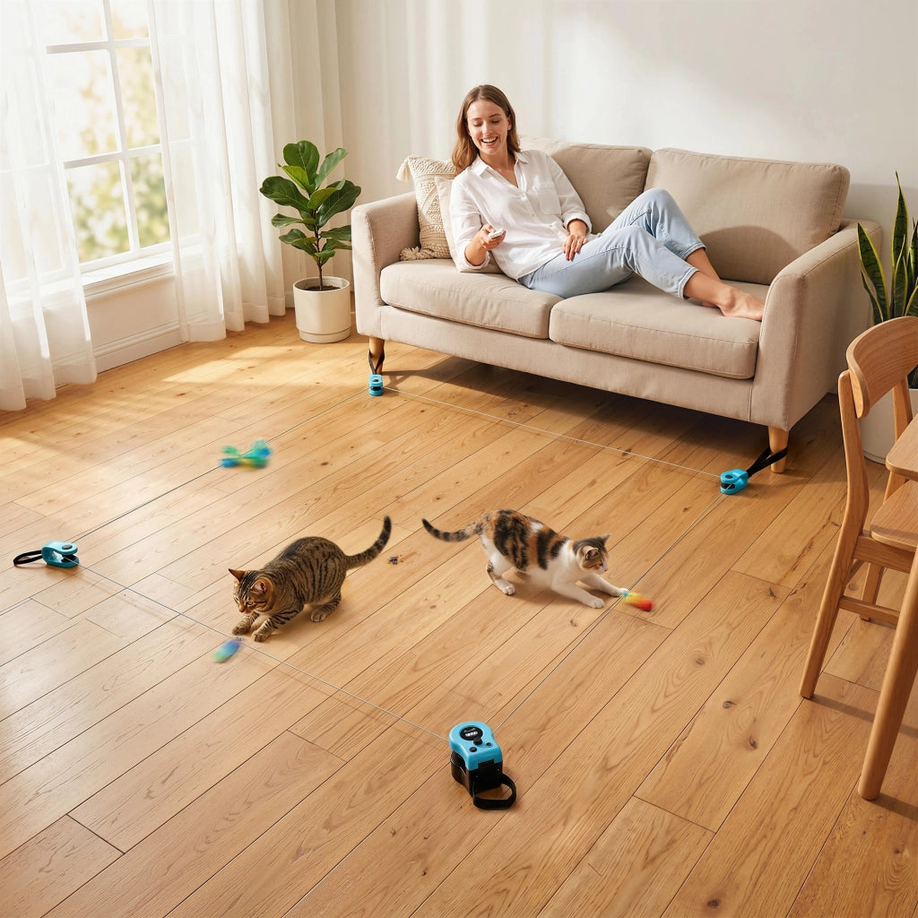 Giocattolo Automatico per Gatti ¨C Minimal ¨C Nero