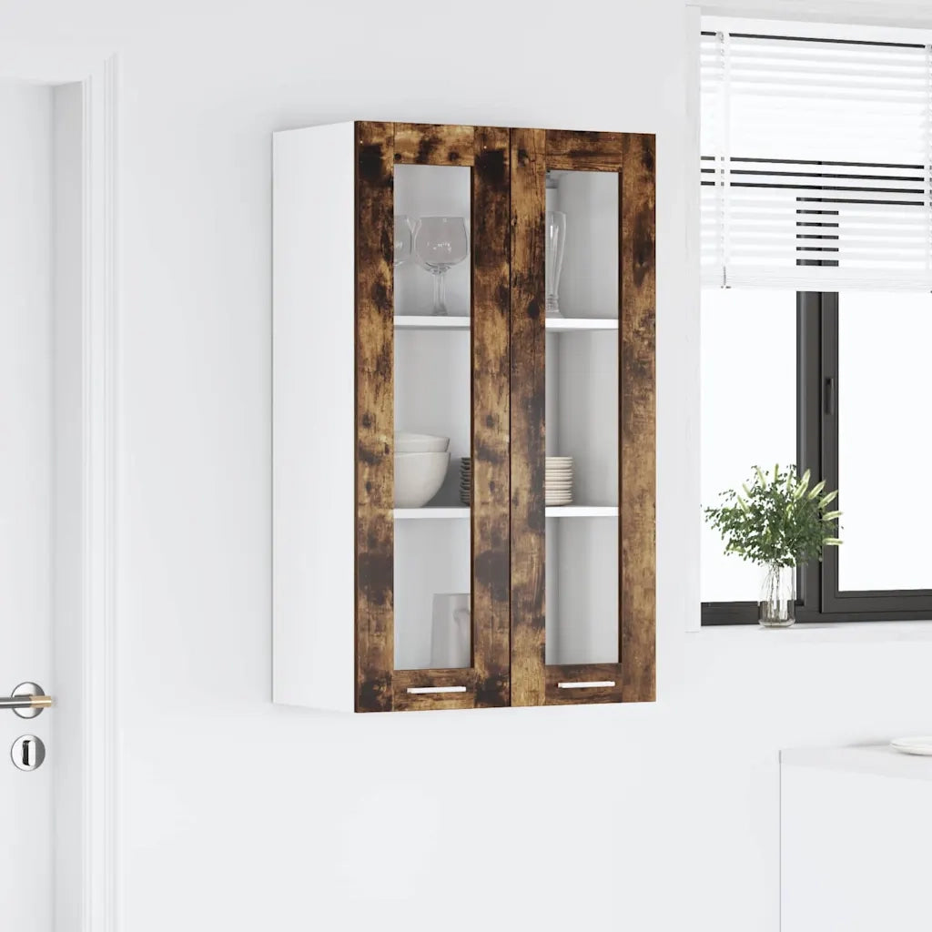 Armadio pensile Rovere fumé 60 x 31 x 100 cm Legno multistrato 884390