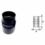 Manicotto m m inox nero d.080