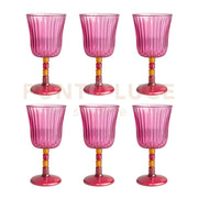 SET 6 CALICI GINEVRA ROSA