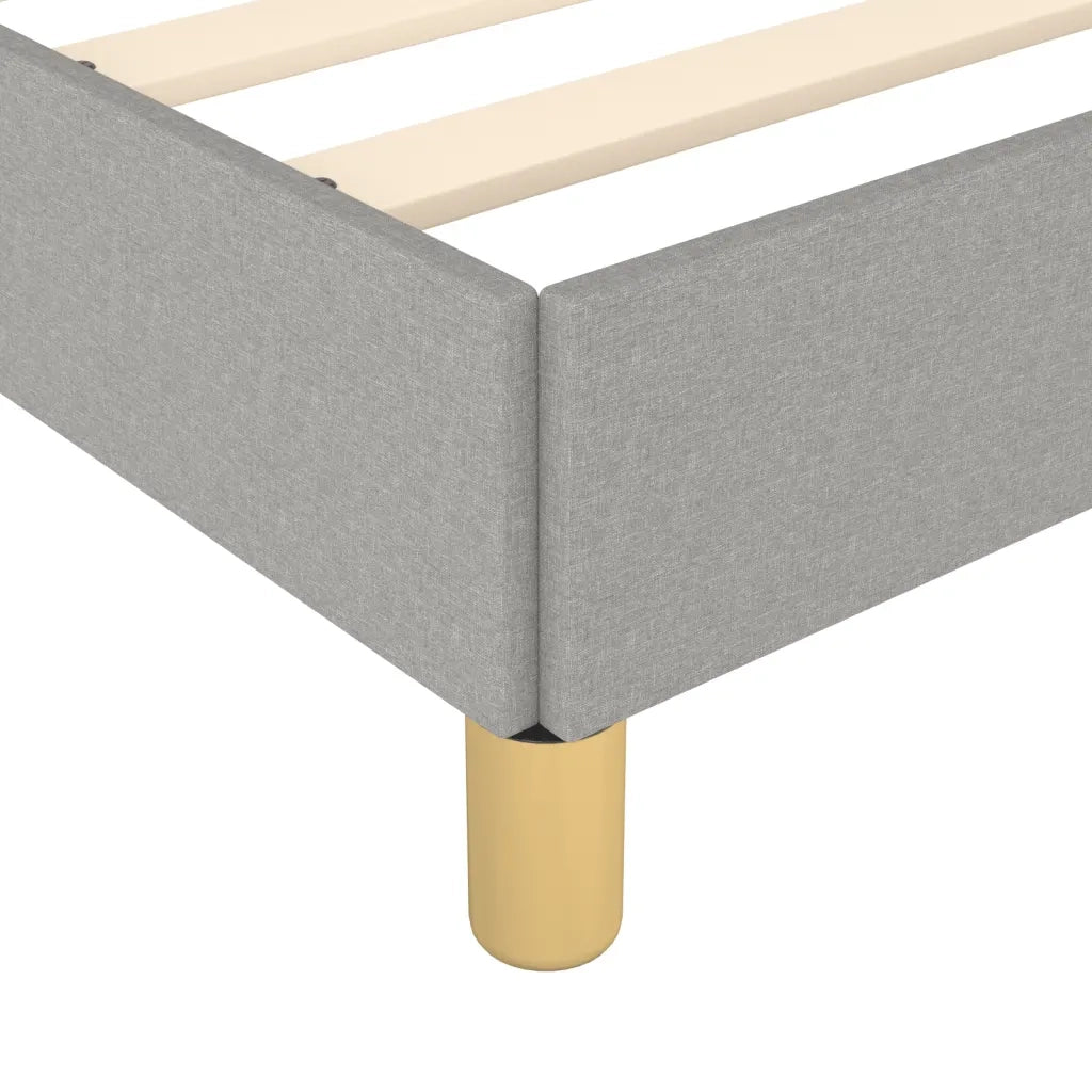 Giroletto senza Materasso Grigio Chiaro 120x200 cm Tessuto 346802