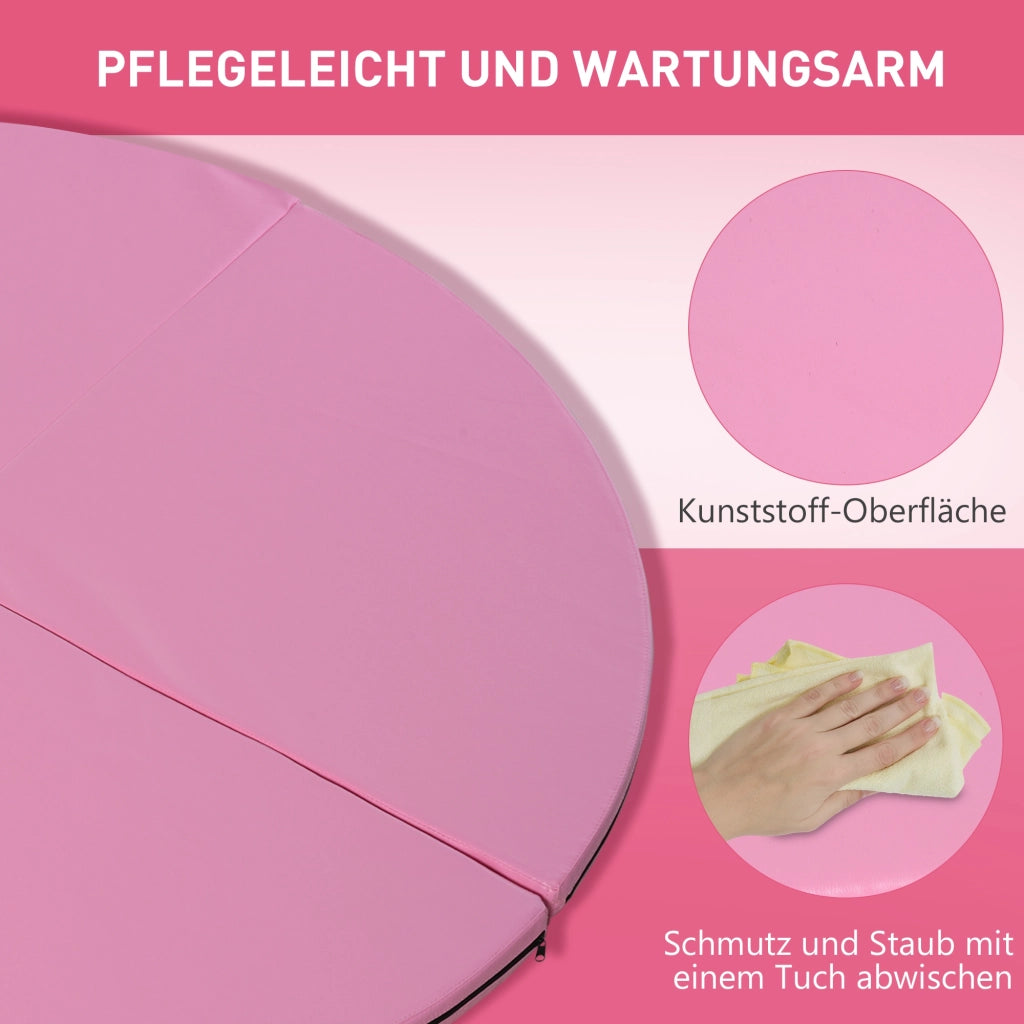 Tappetino per Pole Dance ¨C zephmum ¨C Rotondo, 5 cm, Rosa