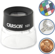 Vetrificatore 10x per monete, francobolli e miniature - Ideale per osservazioni precise