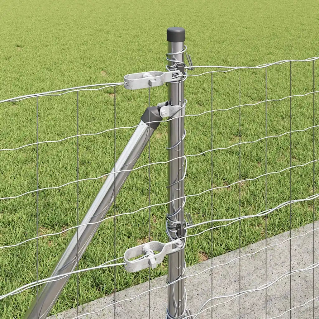 Recinzione con Posto Argento 0,4 x 25 m Acciaio 3351059