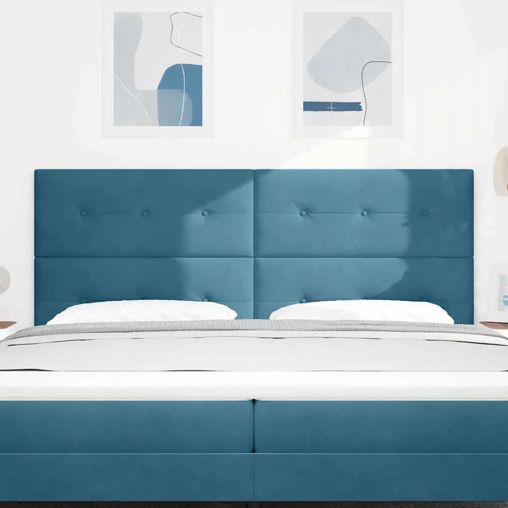 Testiera | Testata Blu Scuro 200 cm Velluto