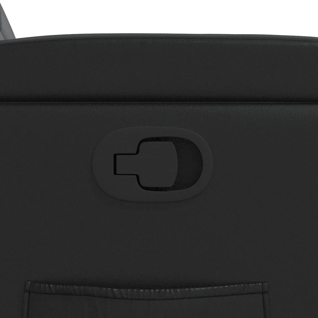 Poltrona | Sedia Relax Reclinabile Nera in Similpelle