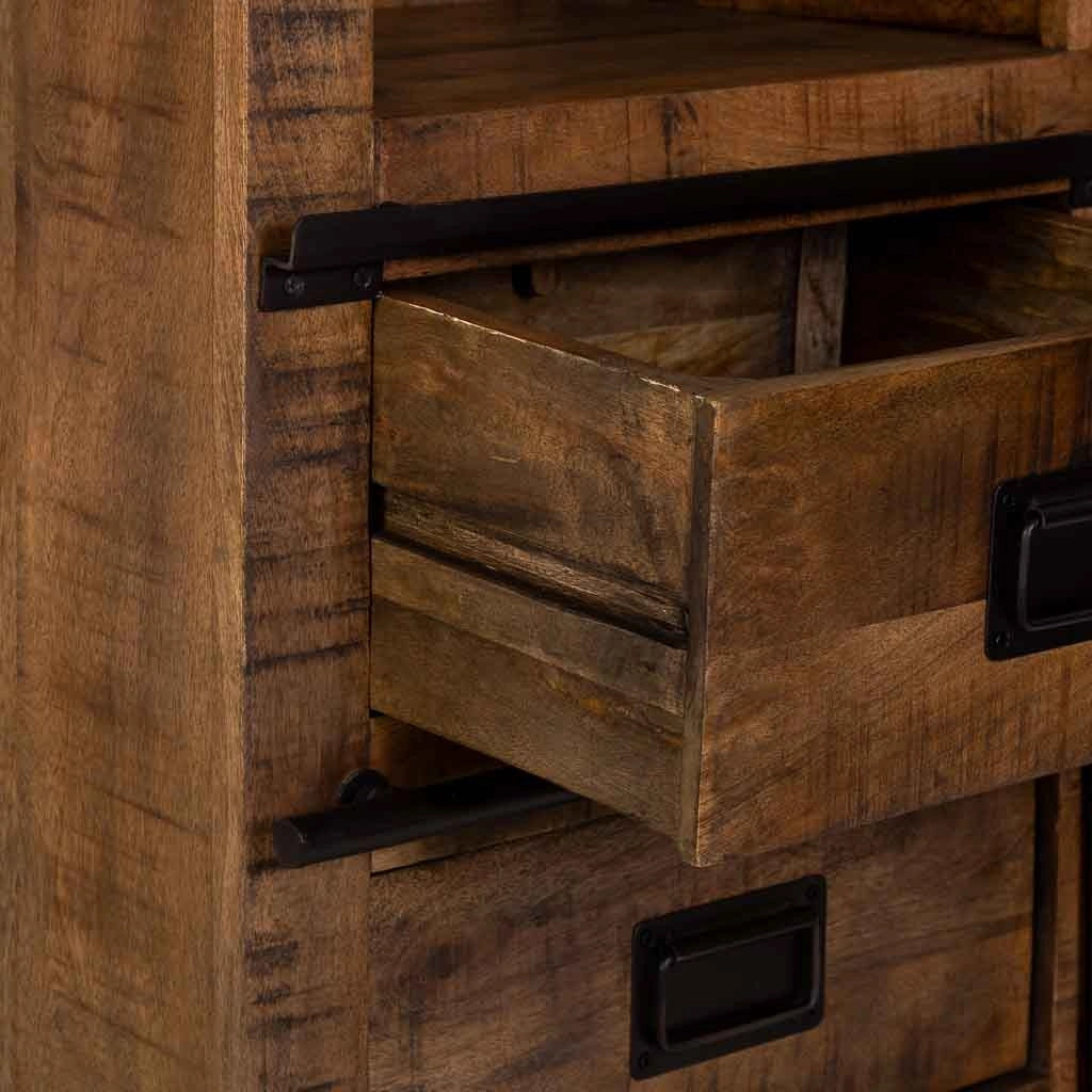 Armadio in legno marrone 100x42x190h cm