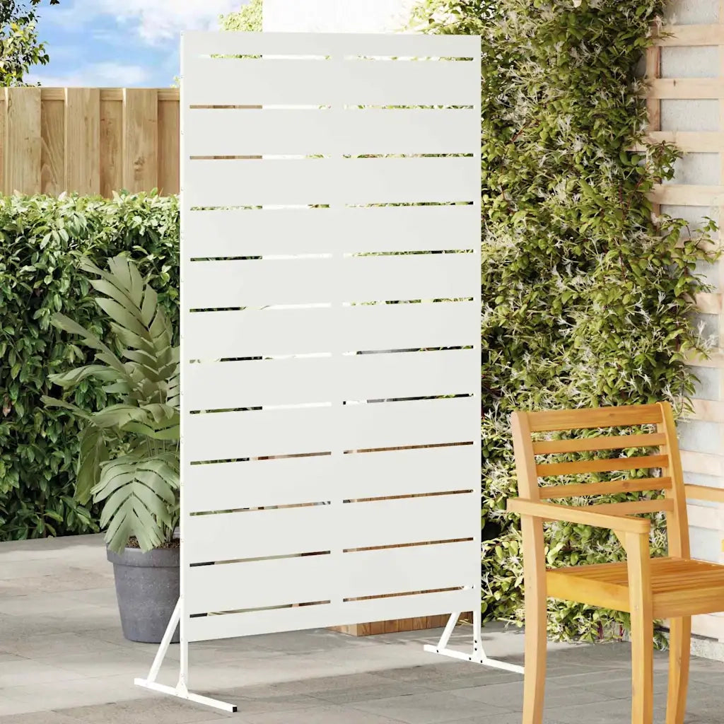 Schermo per Privacy Bianco 100 x 50 x 180 cm Acciaio 868564