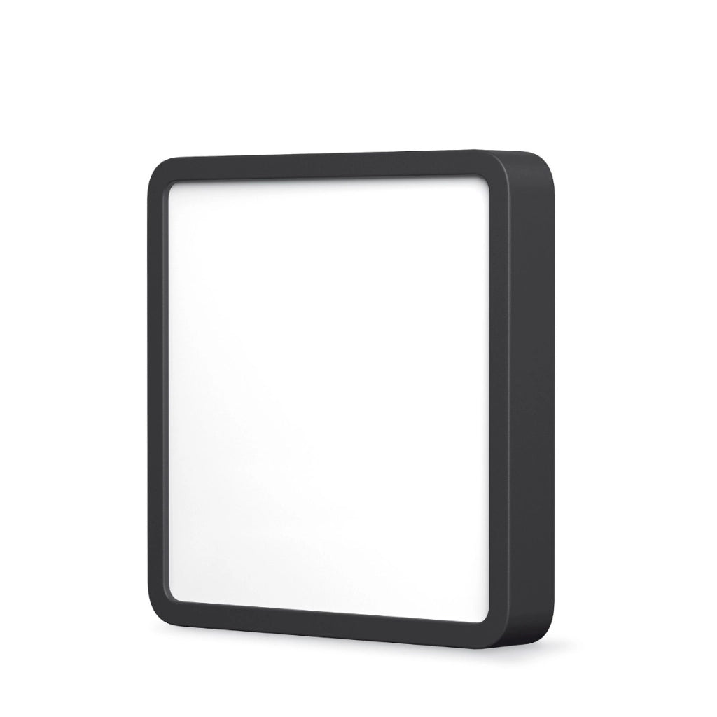 Plafoniera LED quadrata nera 15W 1850lm CCT 19,2cm Videx