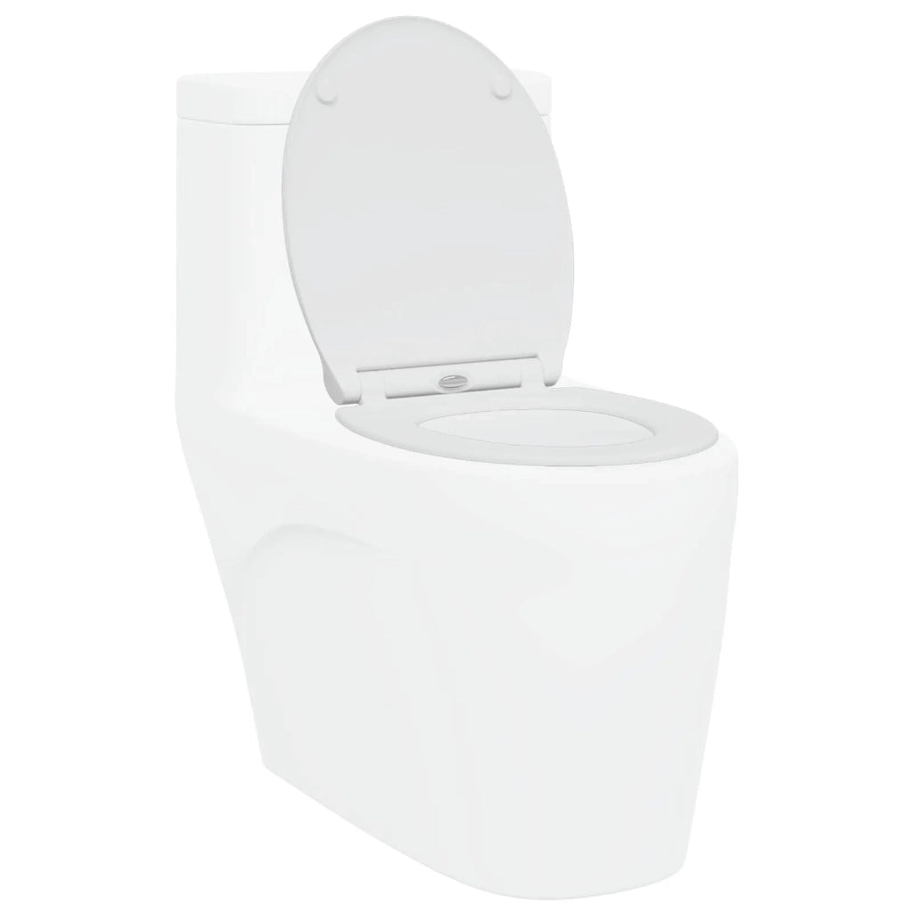 Sedile del WC Bianco 47 x 37,5 x 3,8 cm Duroplast 42002365