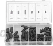 Kit di assorbimento di polvere in gomma per aspirapolvere con 80 pezzi, assortimento