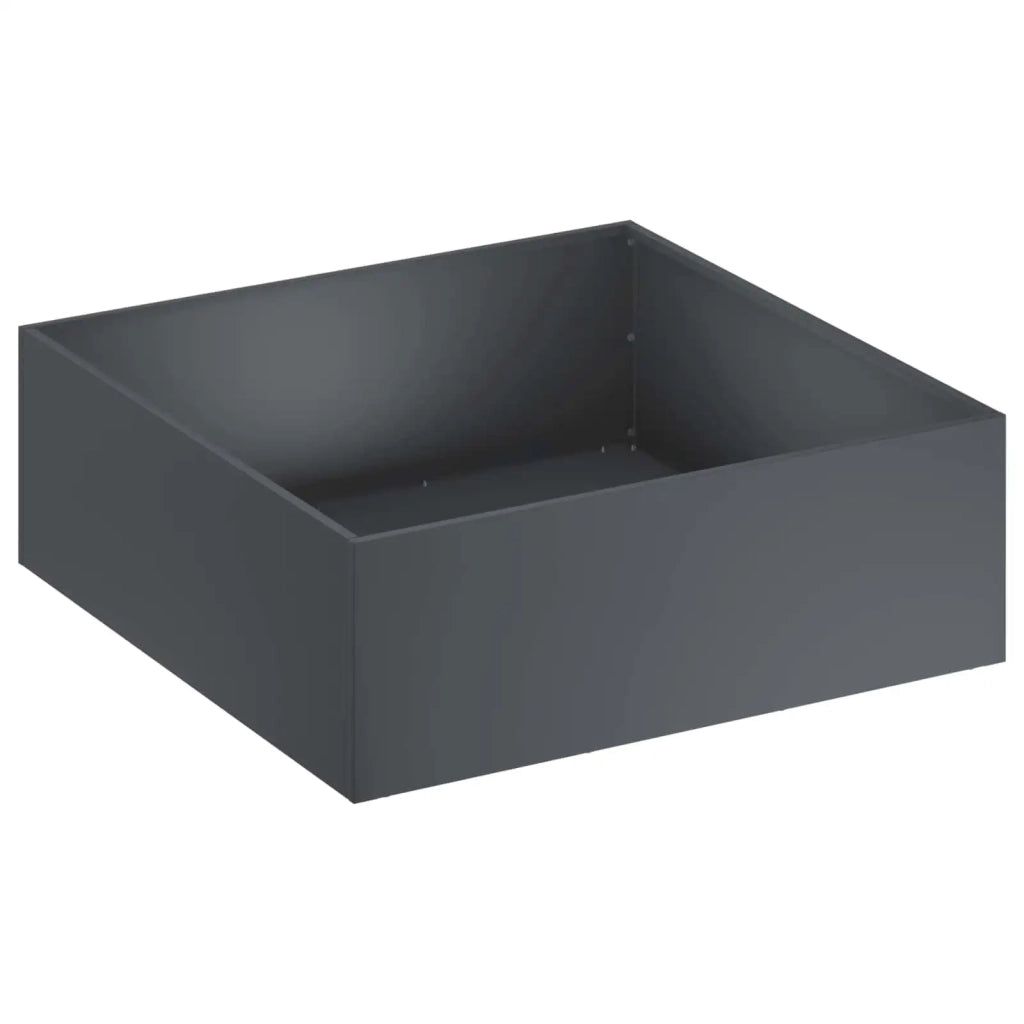 Vaso da giardino Antracite 60 x 60 x 20 cm 8004998