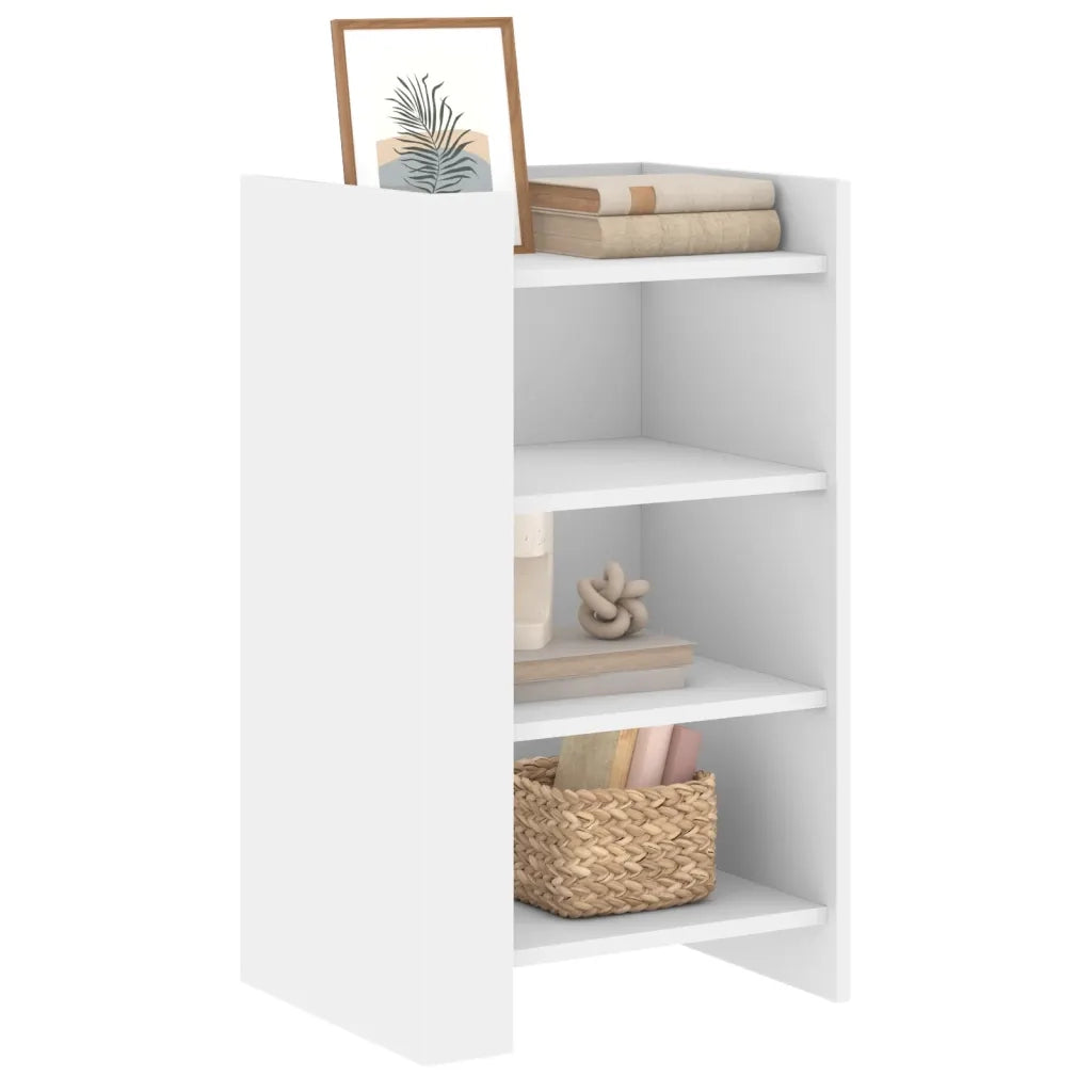 Credenza | Madia | Buffet da pranzo | Armadio da pranzo Bianca 45x35x75 cm in Legno Multistrato
