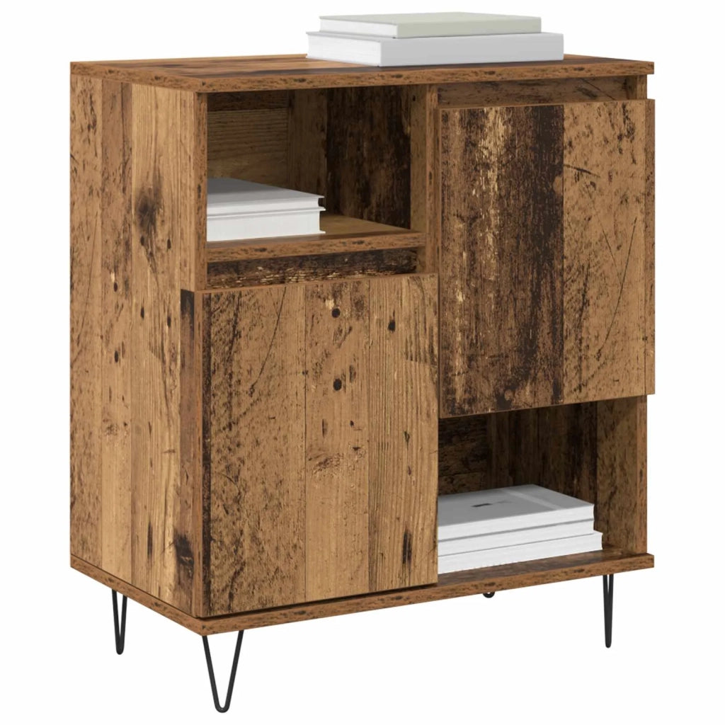 Credenza 2 pcs Legno vecchio 60 x 35 x 70 cm 3394548