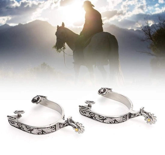 Spolverini per Cavallo - Acciaio Inox - Progettazione Elegante - Per Addestramento/Competizione - Sicuri e Comfortevoli - Esclusive Disegni - Spolverini